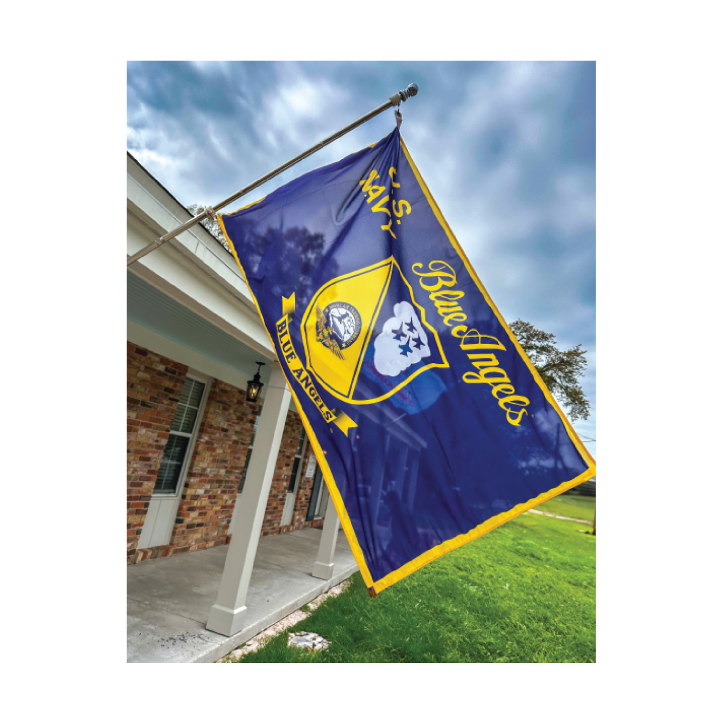 Blue Angels Crest Flag