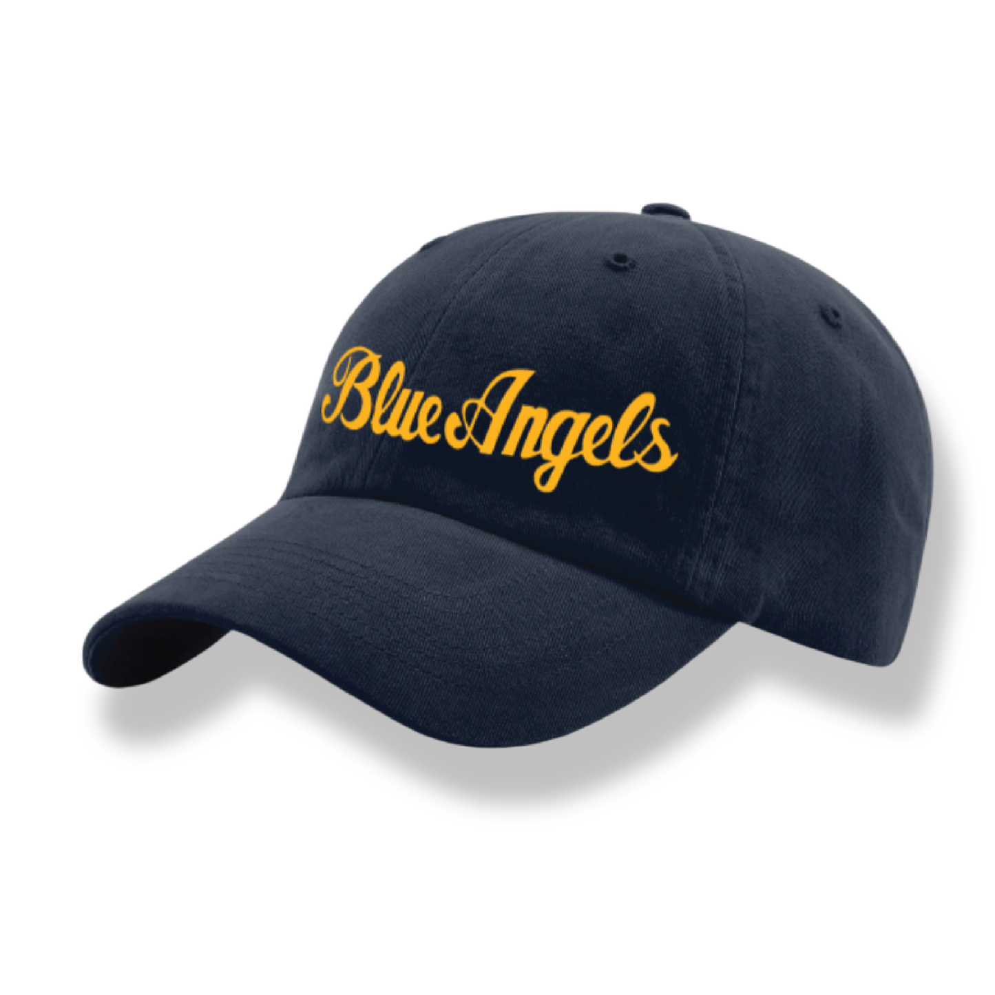 Blue Angels Script Dad Cap