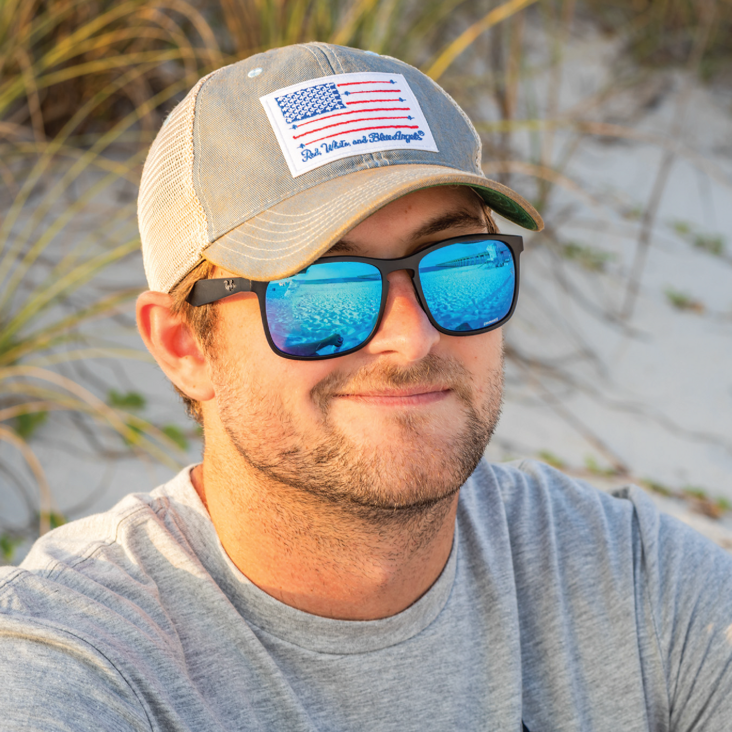 Flag Patch Trucker Cap