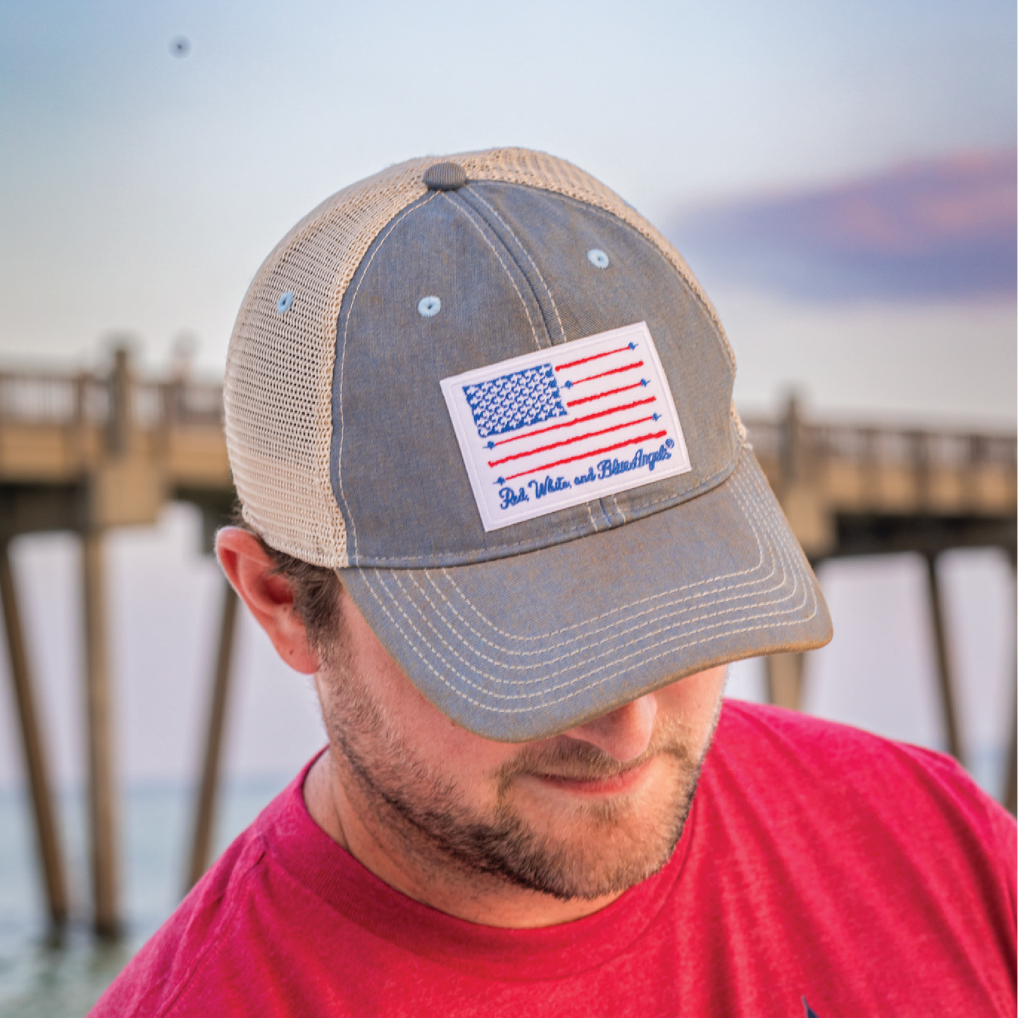Flag Patch Trucker Cap