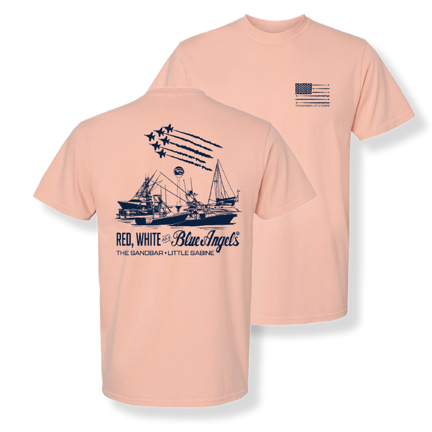 Little Sabine "Raft Up" Blue Angels T-Shirt
