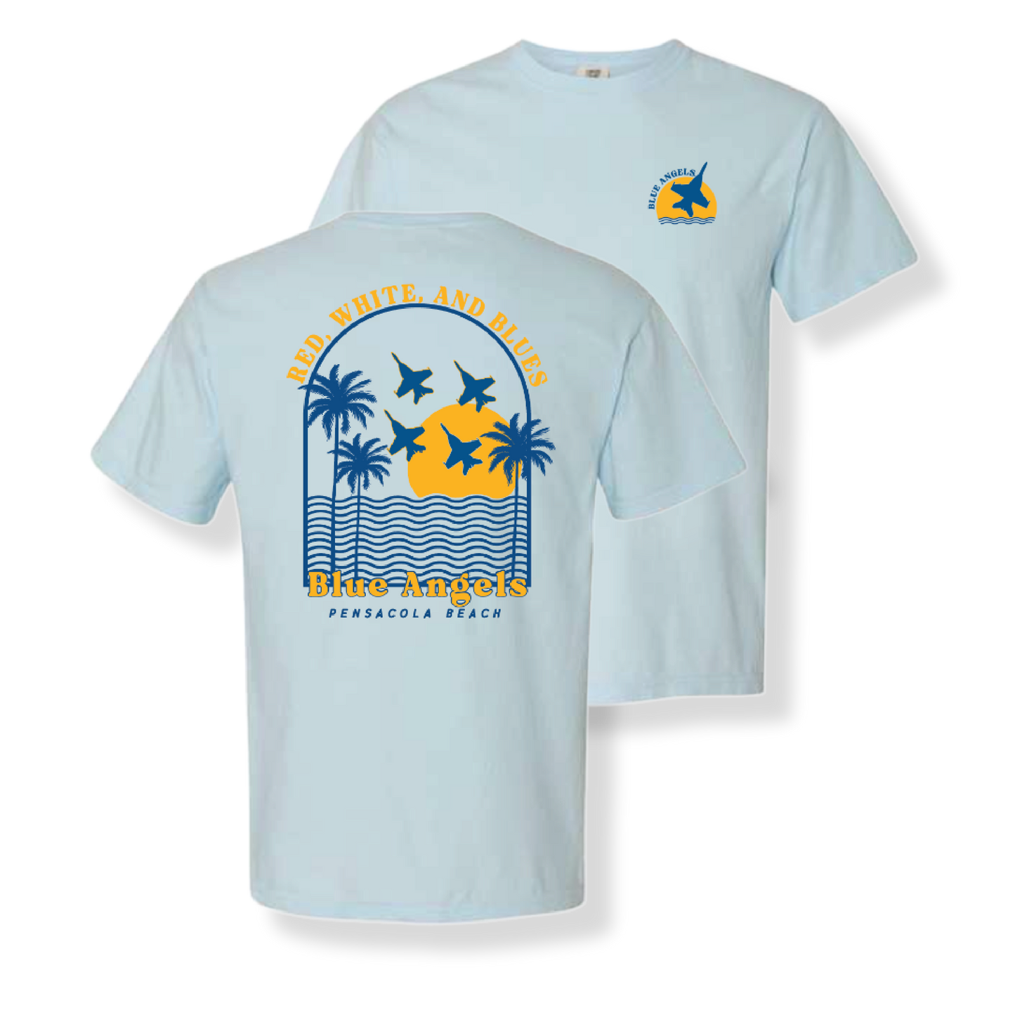 Comfort Color Blue Angels "Cali Style" T-Shirt