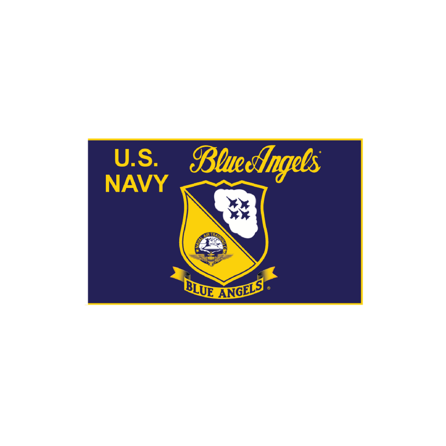 Blue Angels Crest Flag
