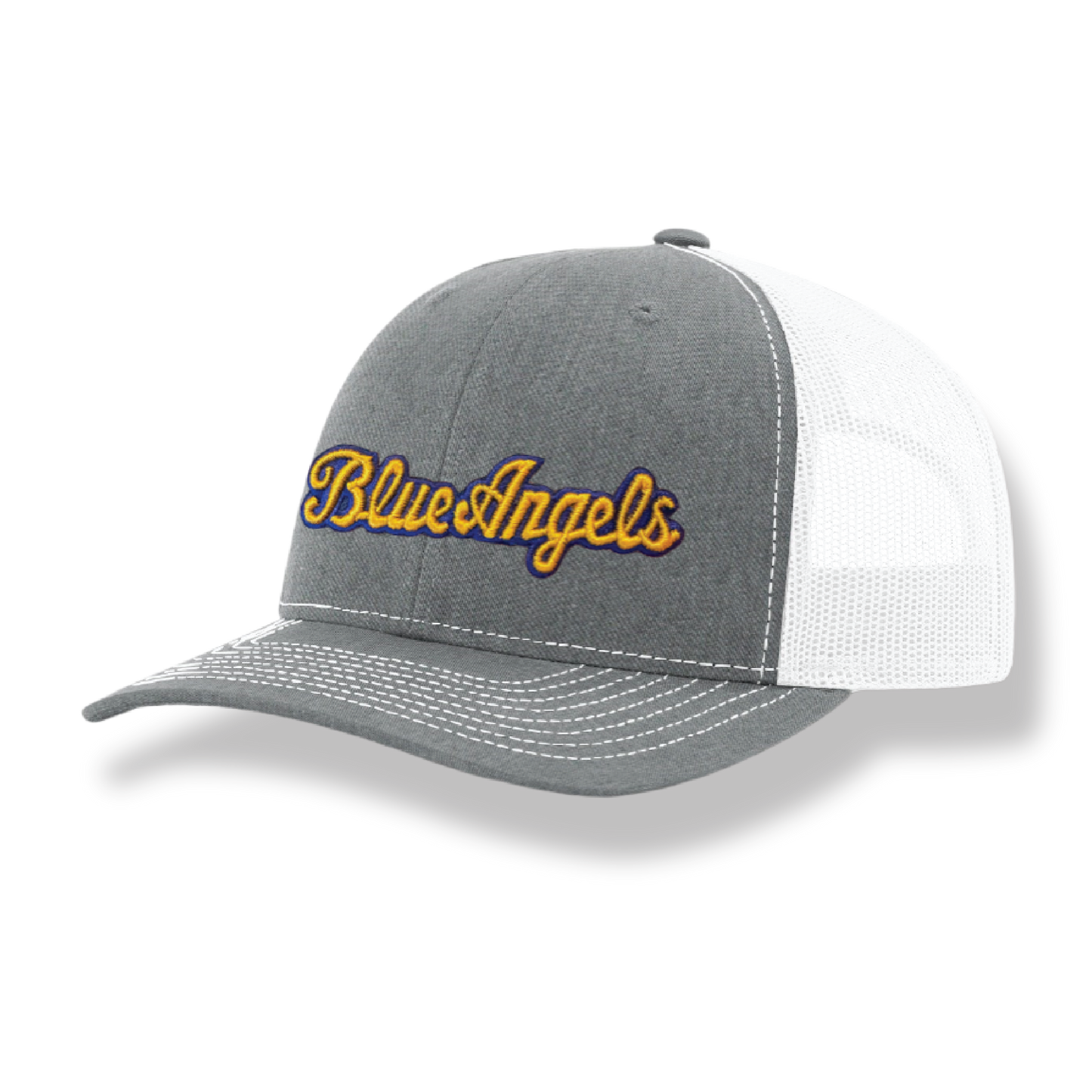 Blue Angels 3D Script Trucker Hat