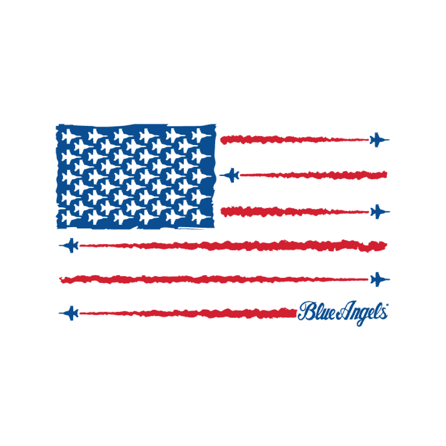 Blue Angels American Flag