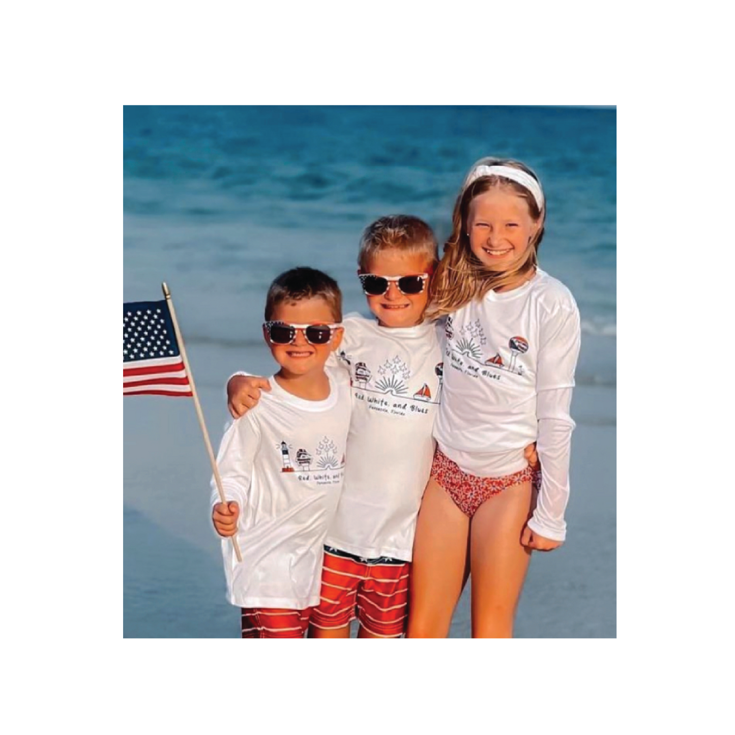 Pensacola Icons Youth Swim Shirt