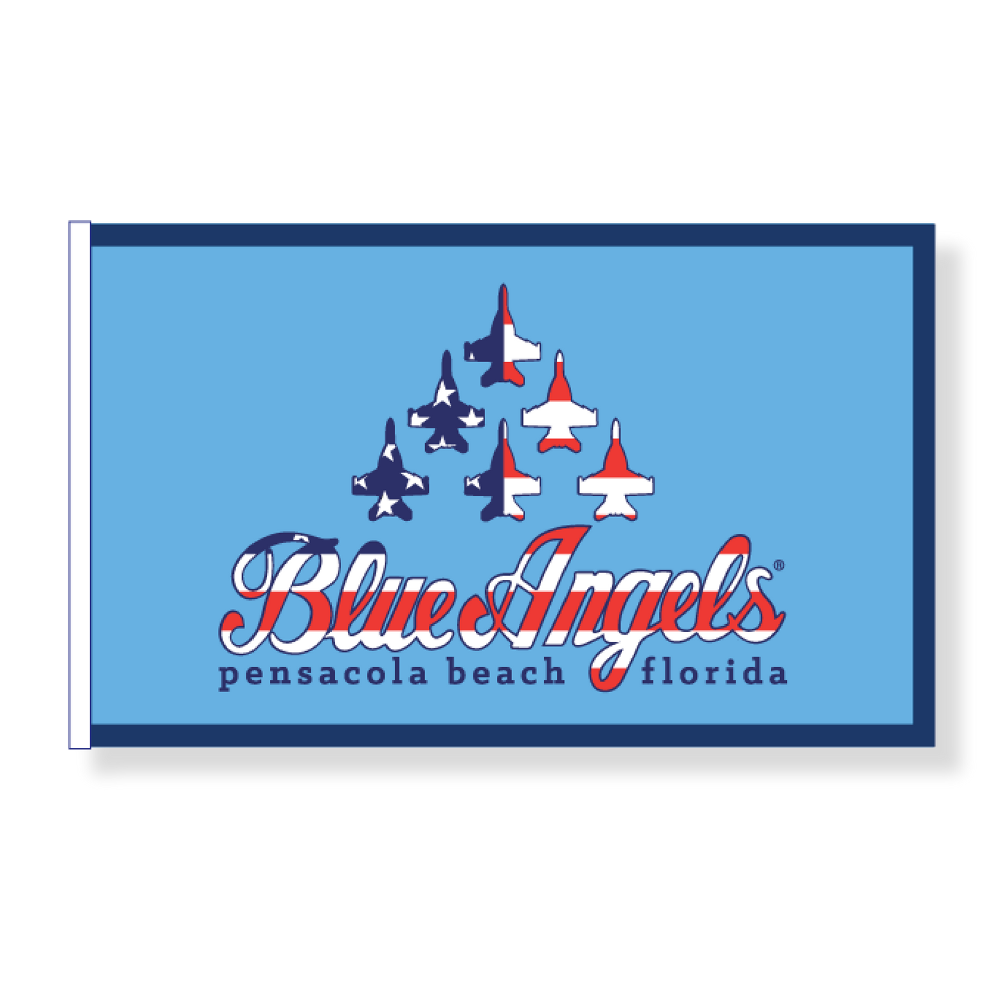 Stars & Stripes Blue Angels Flag